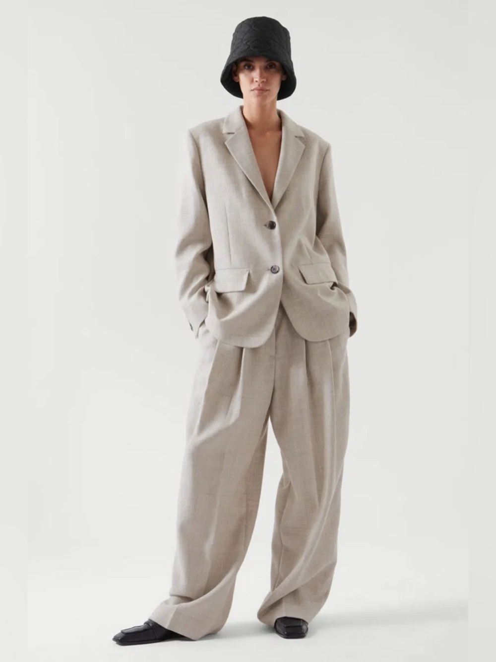 COS Quilted Bucket Hat